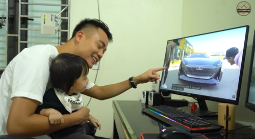 给孩子买豪车就差2个亿怎么办？用电锯做了一辆！