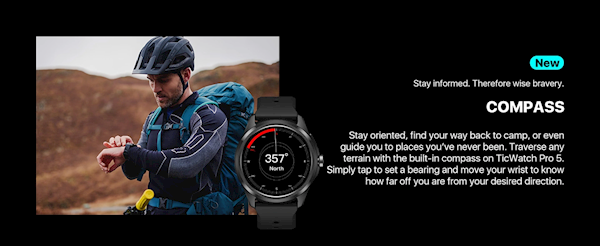 首款高通骁龙W5+智能手表!TicWatch Pro 5发布 续航45天