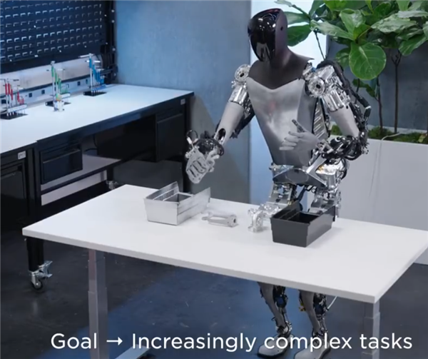 马斯克秀肌肉！特斯拉擎天柱机器人最新演示：AI大提升、行走更自然