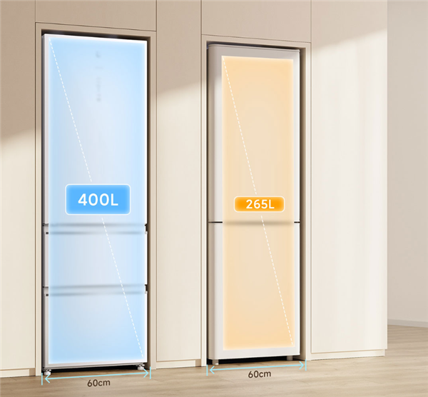 纯白机身、超窄边框!小米推出米家冰箱意式400L:3499元