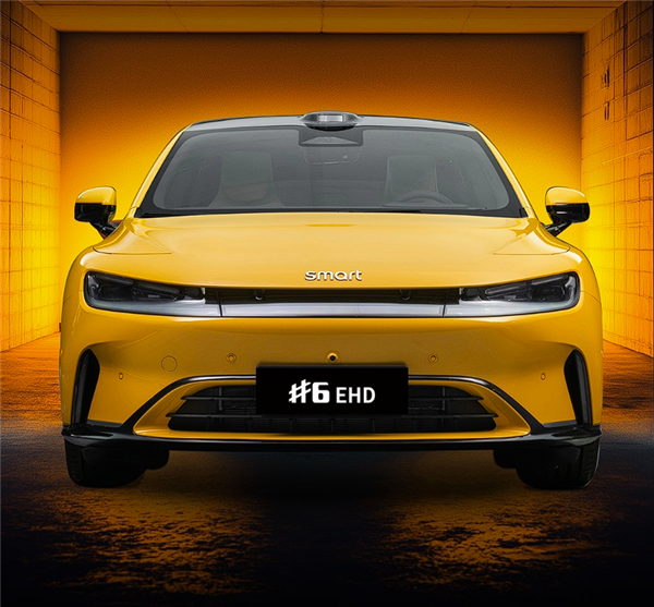 长近5米品牌史上最大！smart精灵6号官图发布：像小米SU7